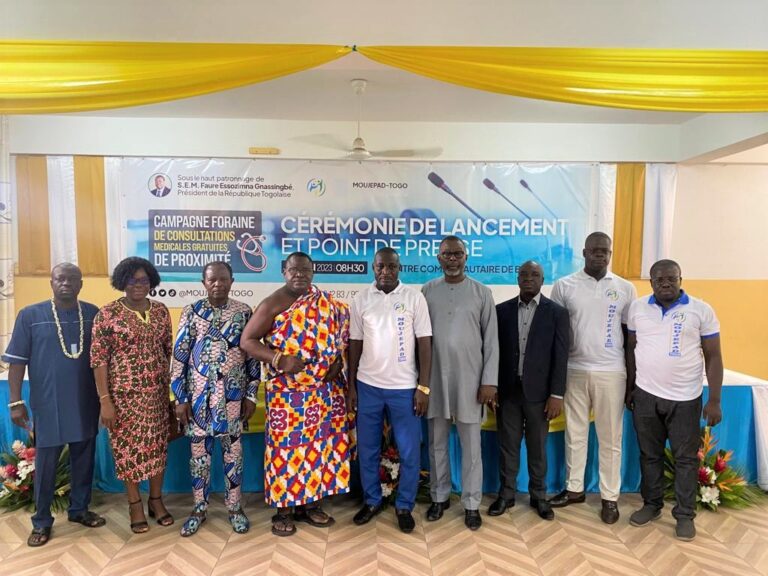 Togo :    MOUJEPAD sur pieds pour  une campagne foraine de consultations médicales gratuites de proximité