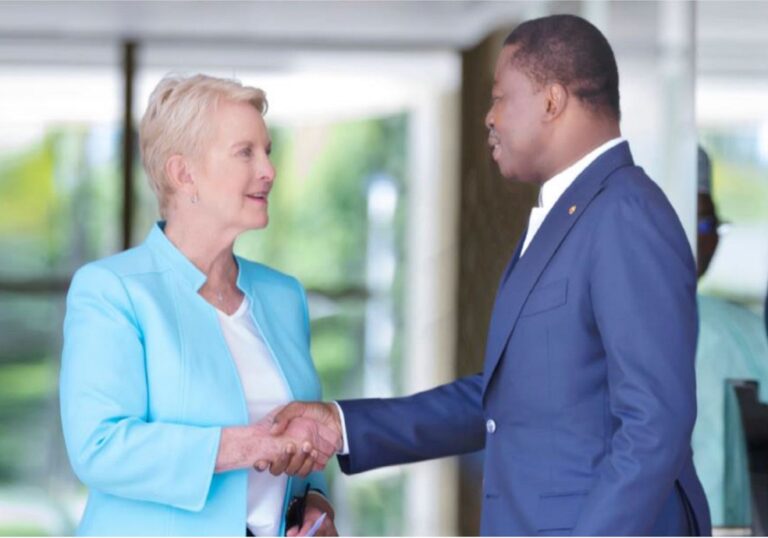 Sécurité alimentaire : La nouvelle directrice exécutive du PAM reçue par Faure Gnassingbé