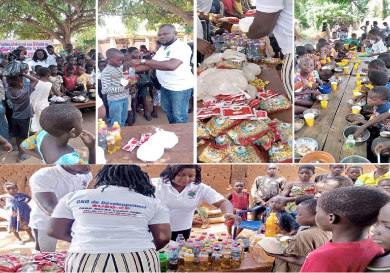 Togo : Des vivres et des vêtements de l’association SUED-CP  aux enfants démunis à Kéta Akoda dans les lacs