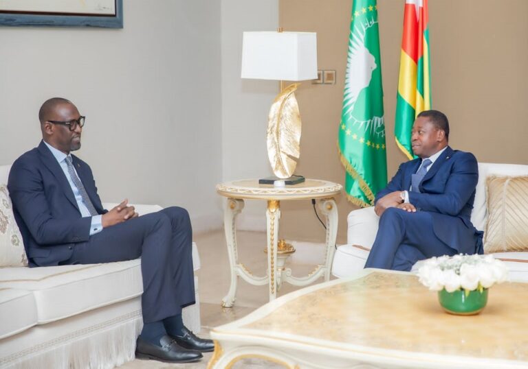 Diplomatie : Echanges entre Faure Gnassingbé et Abdoulaye Diop à Lomé