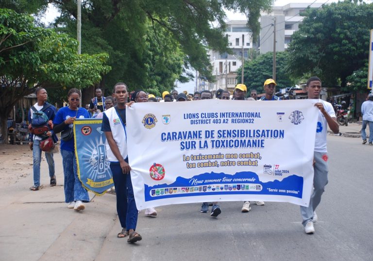 Togo : Les Lions Clubs international en ordre de batail contre la toxicomanie