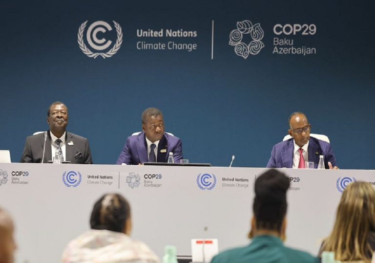 COP29 : Des travaux dirigés par Faure Gnassingbé