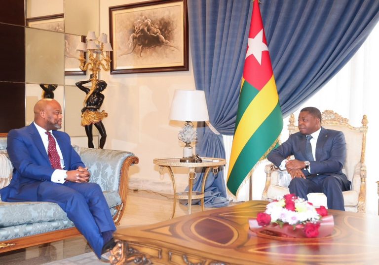 Intégration africaine : des discussions entre Faure Gnassingbé et Wamkele Mene à Lomé