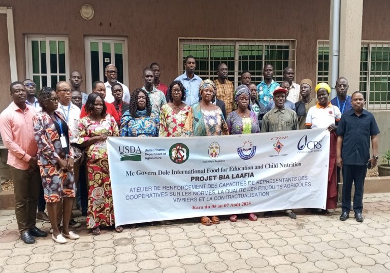 Normes et qualité : Le projet Bia Lafiaa renforce les capacités de coopératives agricoles à kara